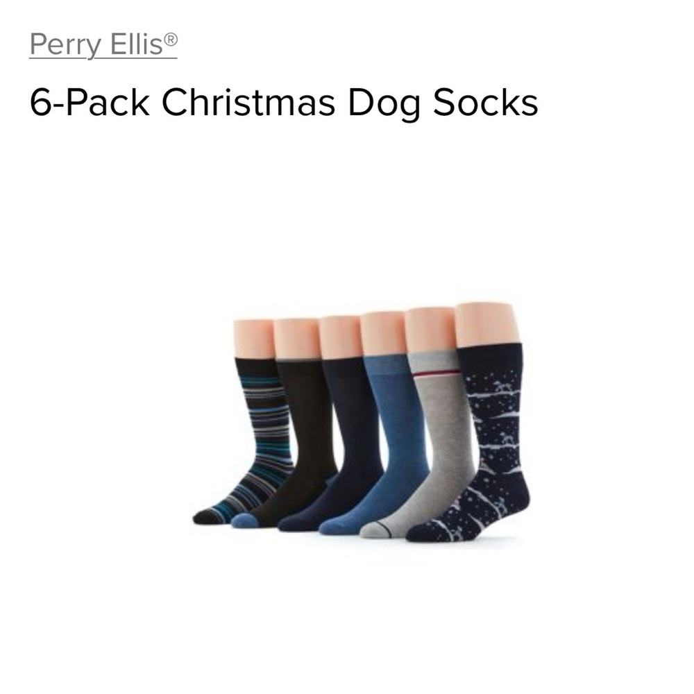 Perry Ellis 6-pack Men’s Socks